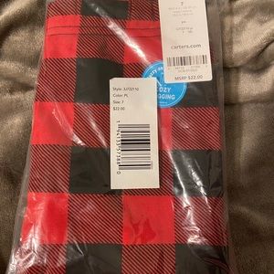 CARTER KIDS RED LEGGINGS SIZE 7 IN KIDS